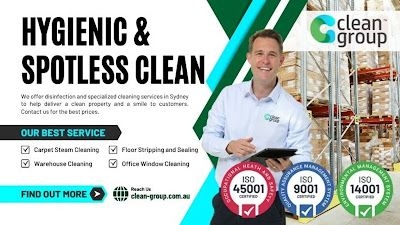 What is the process for booking office cleaning with Clean Group?